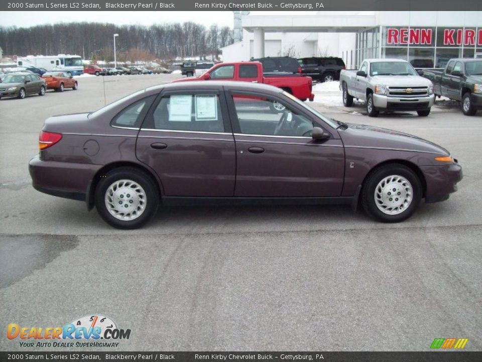 2000 Saturn L Series LS2 Sedan Blackberry Pearl / Black Photo #3