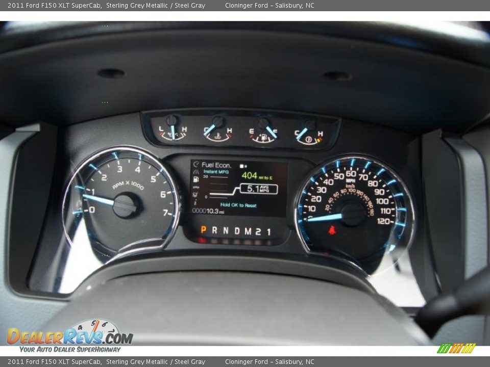 2011 Ford F150 XLT SuperCab Gauges Photo #22