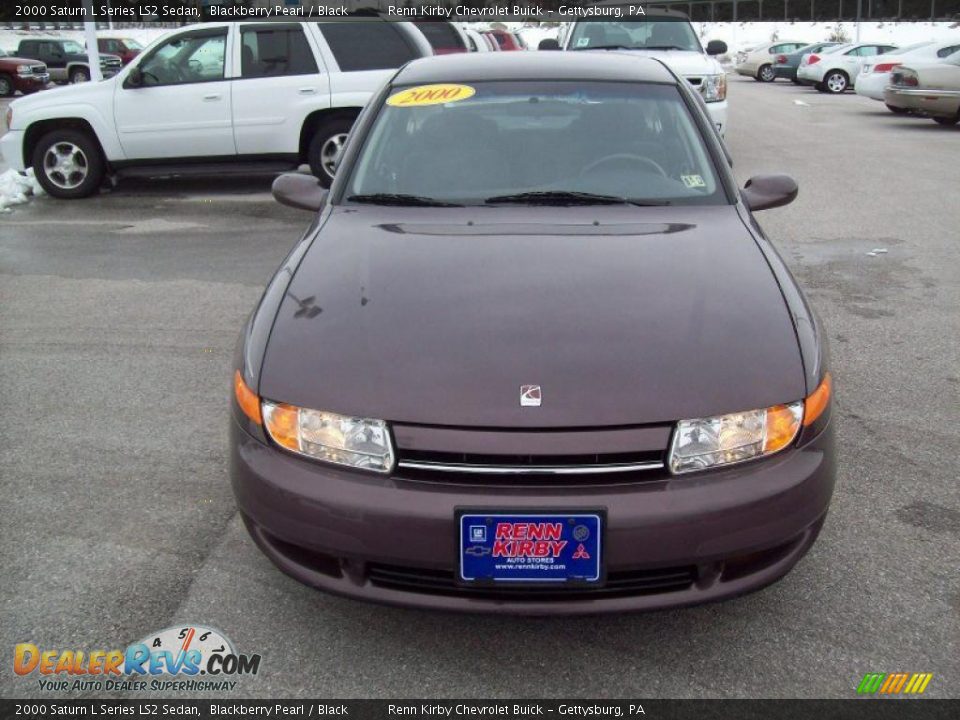 2000 Saturn L Series LS2 Sedan Blackberry Pearl / Black Photo #18