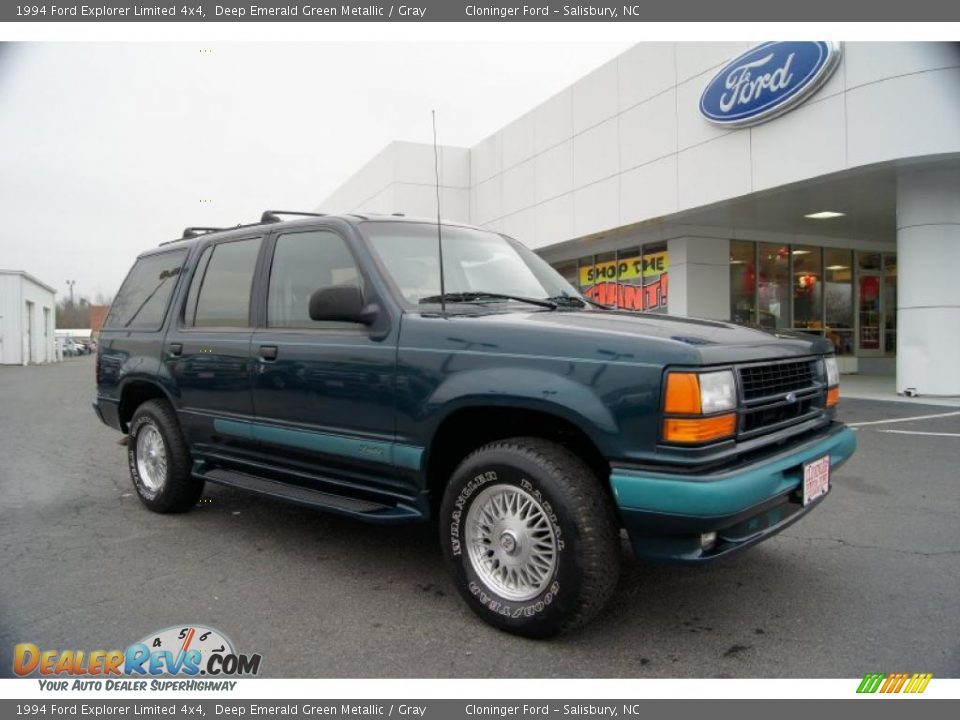 1994 Ford Explorer Limited 4x4 Deep Emerald Green Metallic / Gray Photo #1