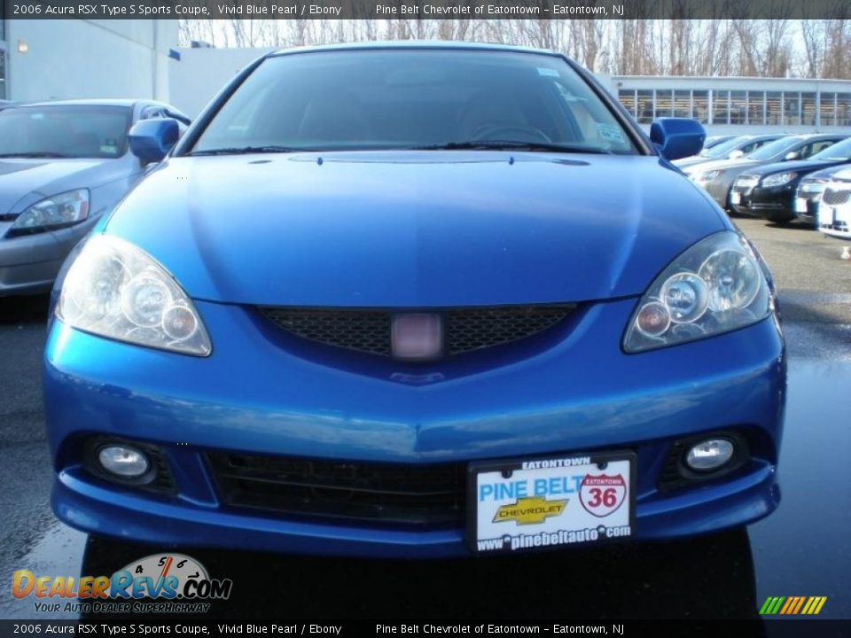 2006 Acura RSX Type S Sports Coupe Vivid Blue Pearl / Ebony Photo #2