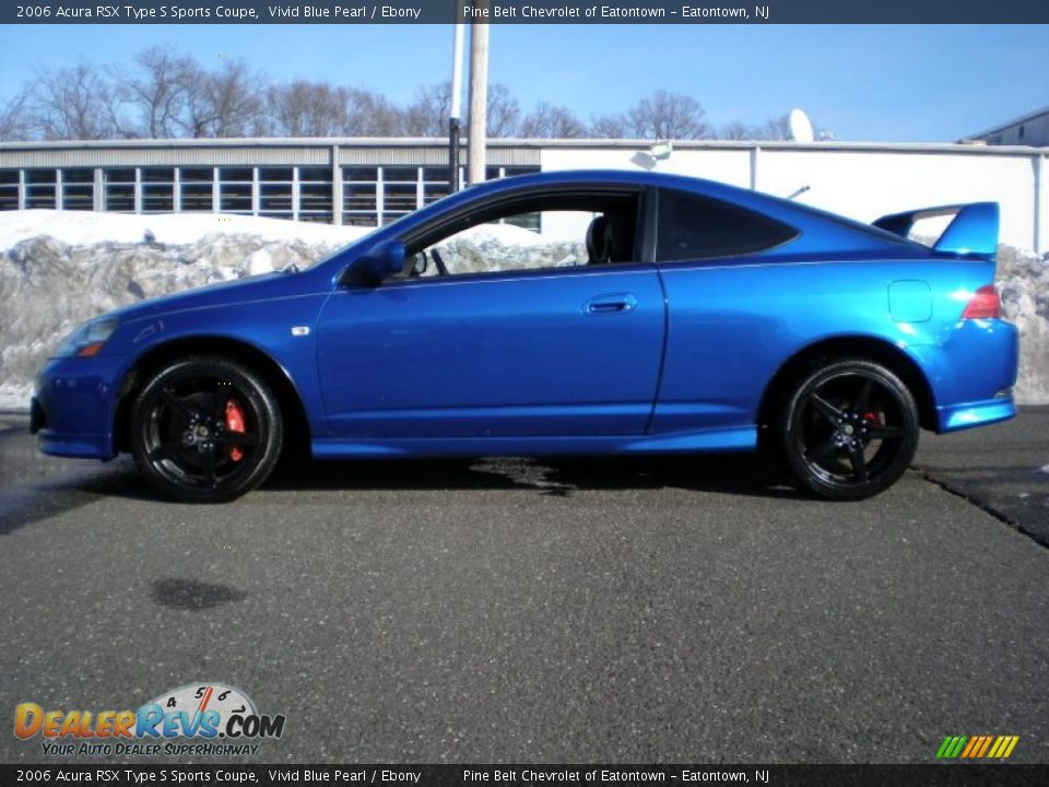 Vivid Blue Pearl 2006 Acura RSX Type S Sports Coupe Photo #4