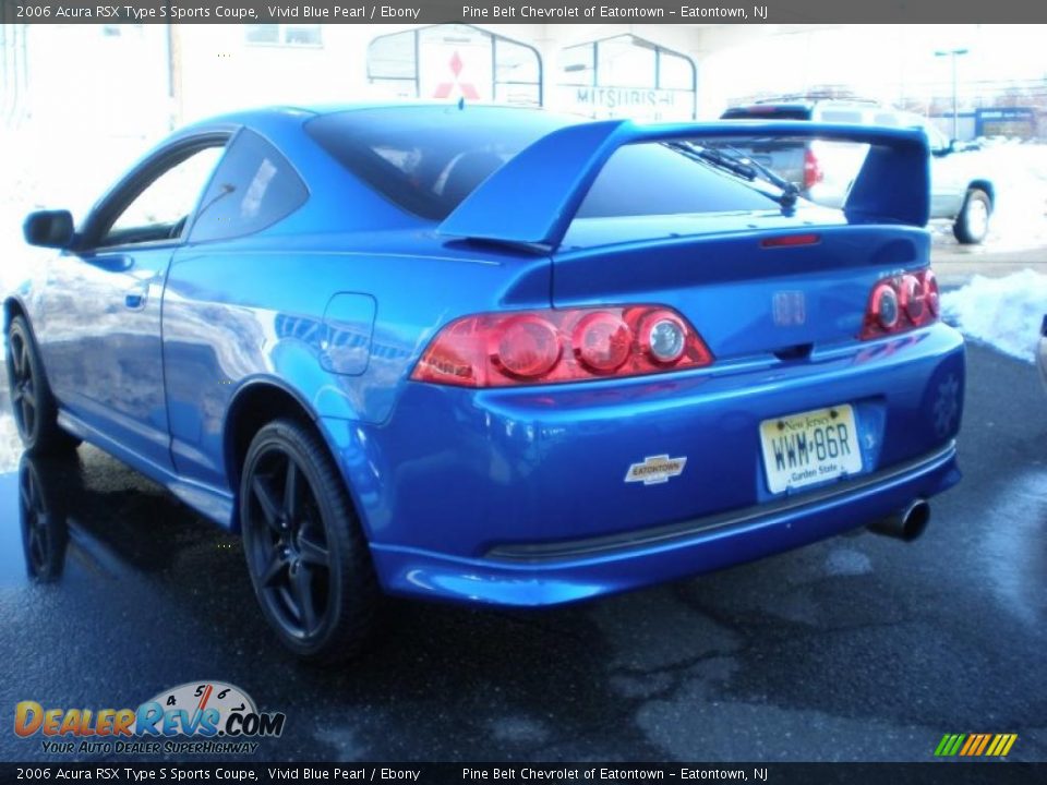 Vivid Blue Pearl 2006 Acura RSX Type S Sports Coupe Photo #5