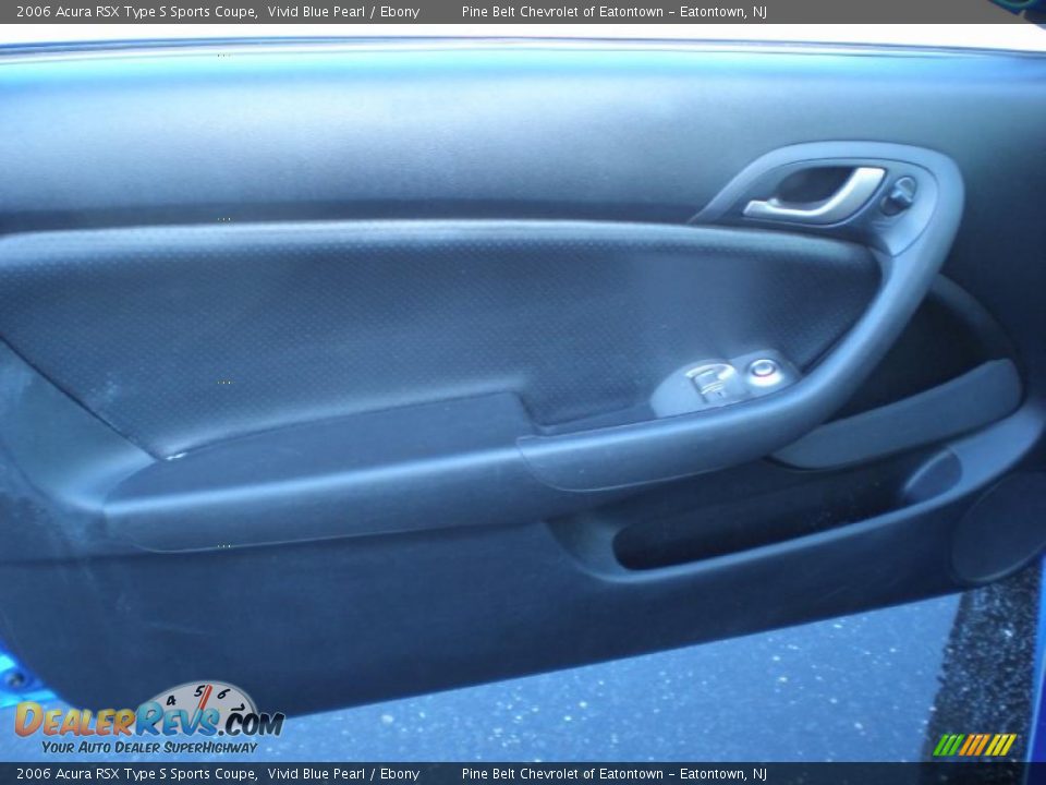 2006 Acura RSX Type S Sports Coupe Vivid Blue Pearl / Ebony Photo #9