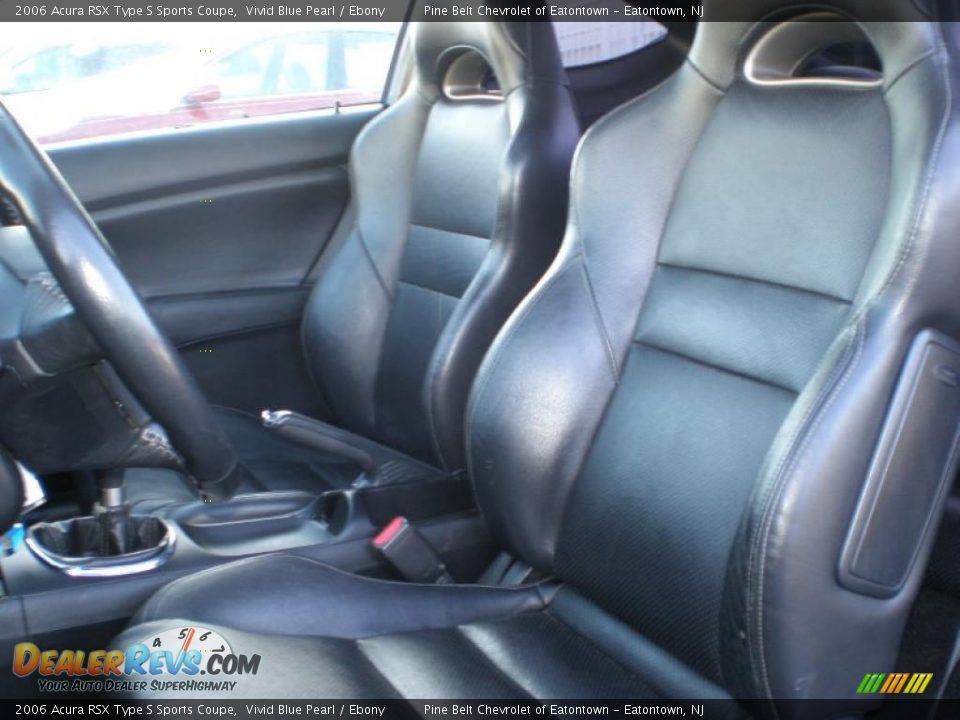 Ebony Interior - 2006 Acura RSX Type S Sports Coupe Photo #11