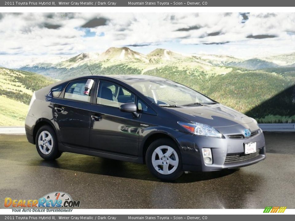 2011 Toyota Prius Hybrid III Winter Gray Metallic / Dark Gray Photo #1