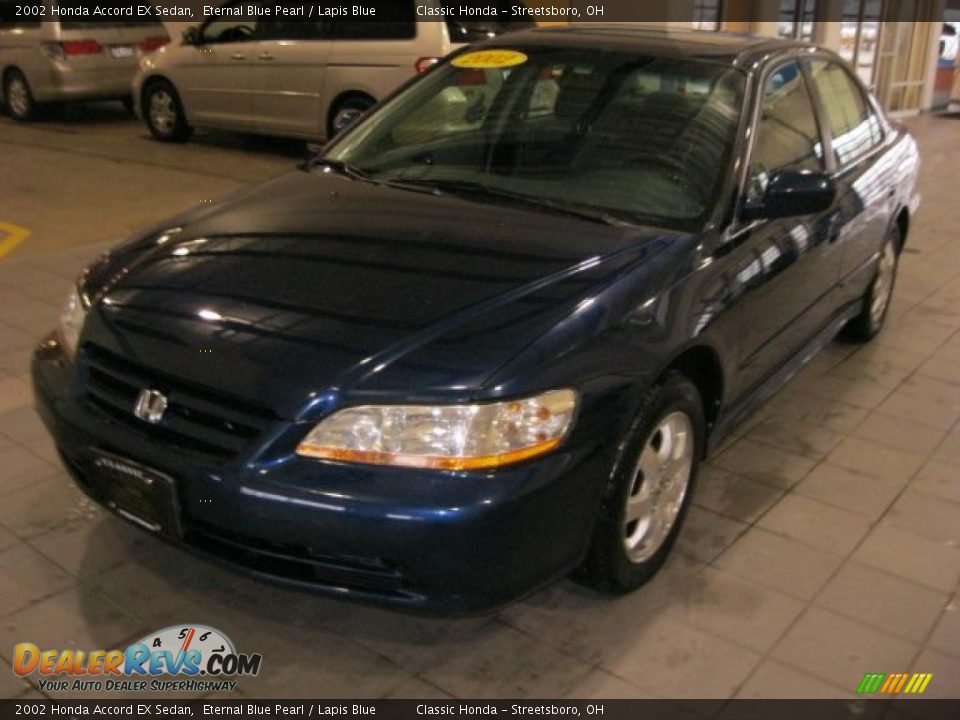 2002 Honda Accord EX Sedan Eternal Blue Pearl / Lapis Blue Photo #2