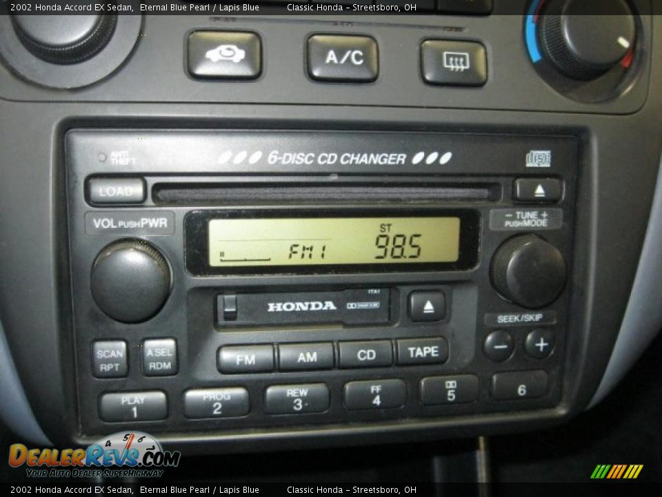 2002 Honda Accord EX Sedan Eternal Blue Pearl / Lapis Blue Photo #27