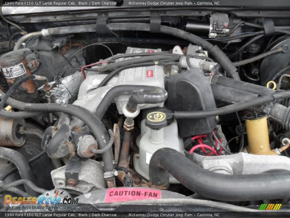 1990 Ford F150 XLT Lariat Regular Cab 4.9 Liter OHV 12-Valve Inline 6 Cylinder Engine Photo #21
