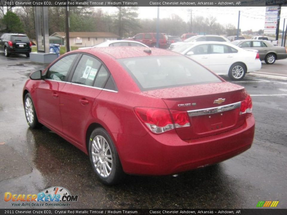 Crystal Red Metallic Tintcoat 2011 Chevrolet Cruze ECO Photo #3