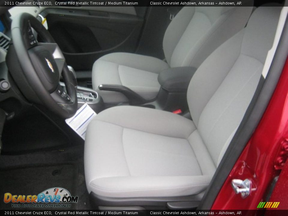 Medium Titanium Interior - 2011 Chevrolet Cruze ECO Photo #13