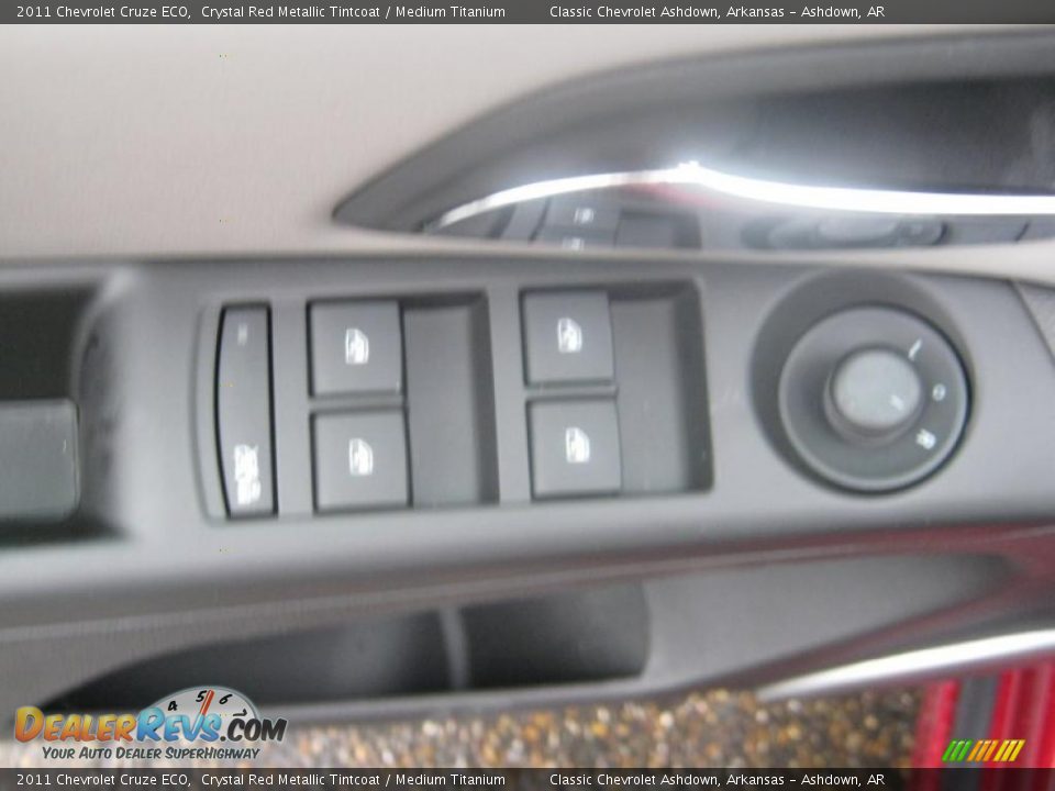 2011 Chevrolet Cruze ECO Crystal Red Metallic Tintcoat / Medium Titanium Photo #16