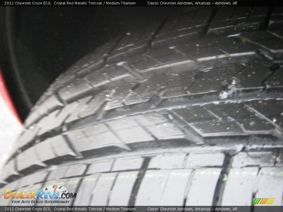 2011 Chevrolet Cruze ECO Crystal Red Metallic Tintcoat / Medium Titanium Photo #21