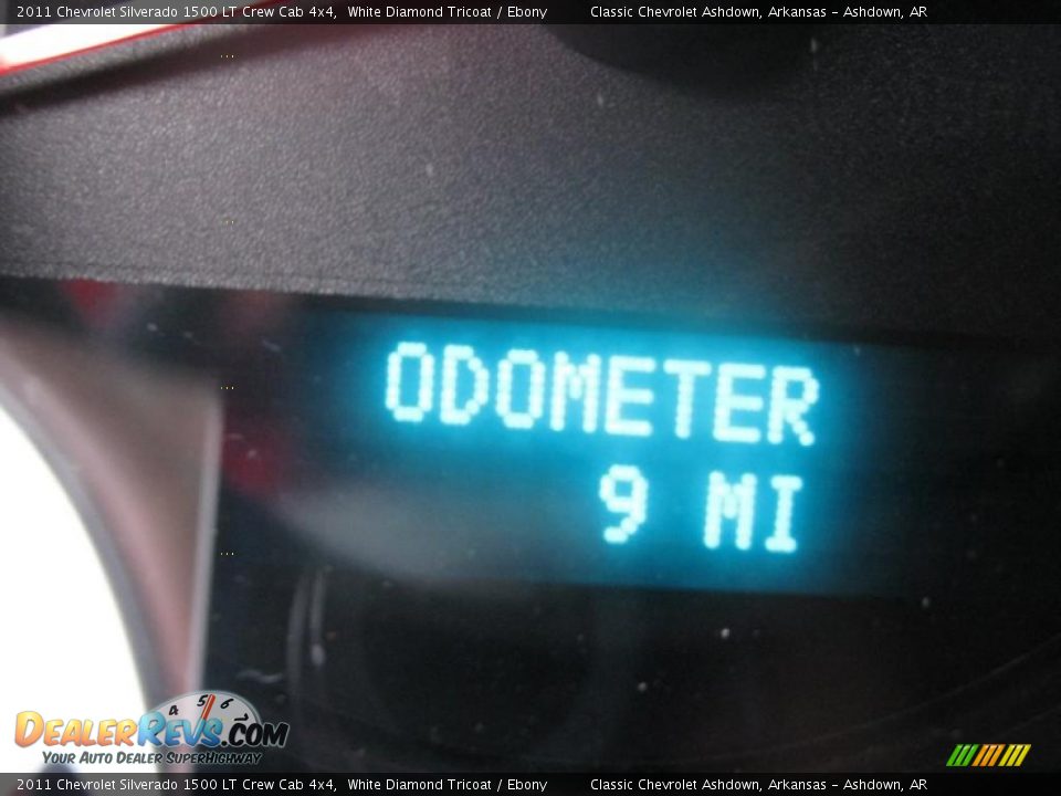 2011 Chevrolet Silverado 1500 LT Crew Cab 4x4 White Diamond Tricoat / Ebony Photo #11