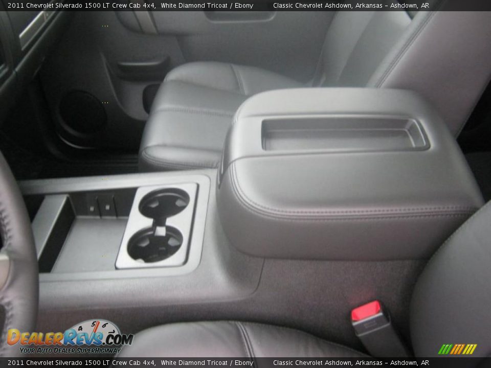 2011 Chevrolet Silverado 1500 LT Crew Cab 4x4 White Diamond Tricoat / Ebony Photo #12