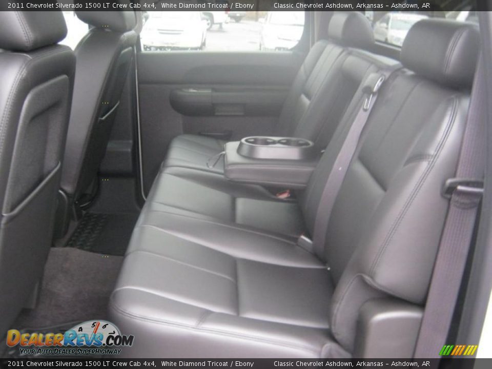 2011 Chevrolet Silverado 1500 LT Crew Cab 4x4 White Diamond Tricoat / Ebony Photo #16