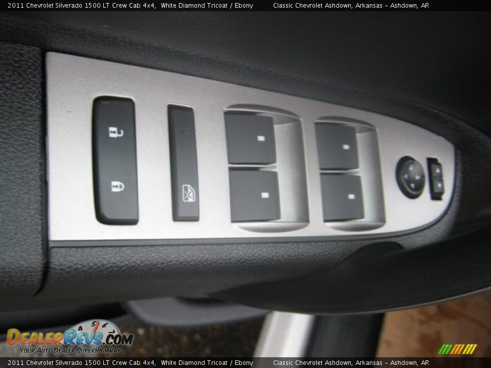 2011 Chevrolet Silverado 1500 LT Crew Cab 4x4 White Diamond Tricoat / Ebony Photo #18