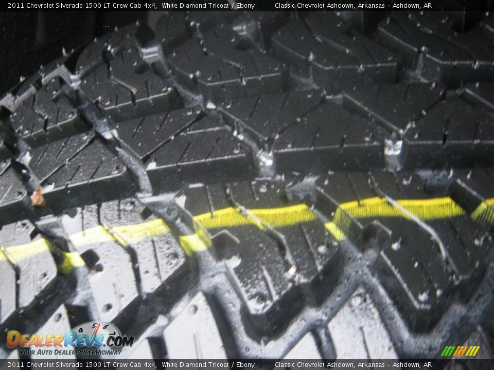 2011 Chevrolet Silverado 1500 LT Crew Cab 4x4 White Diamond Tricoat / Ebony Photo #23