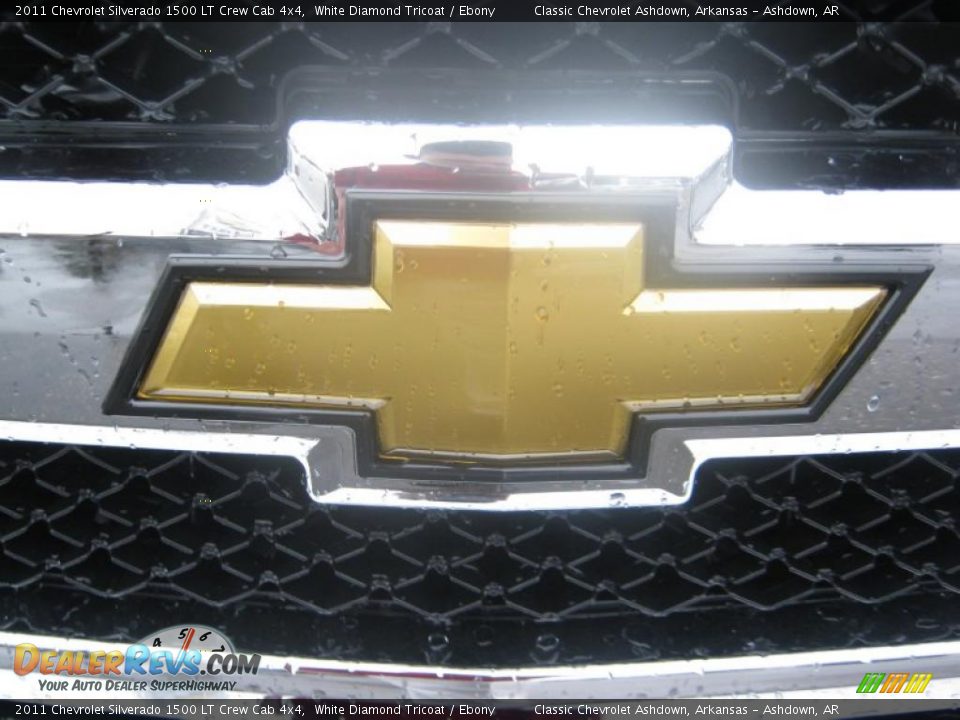 2011 Chevrolet Silverado 1500 LT Crew Cab 4x4 White Diamond Tricoat / Ebony Photo #26