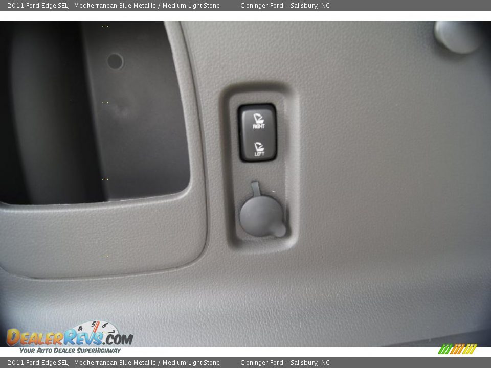 2011 Ford Edge SEL Mediterranean Blue Metallic / Medium Light Stone Photo #13