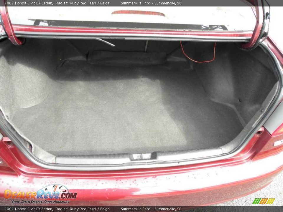 2002 Honda Civic EX Sedan Trunk Photo #15