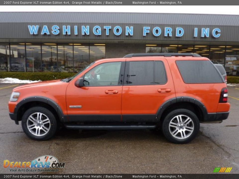 2007 Ford Explorer XLT Ironman Edition 4x4 Orange Frost Metallic / Black/Stone Photo #1