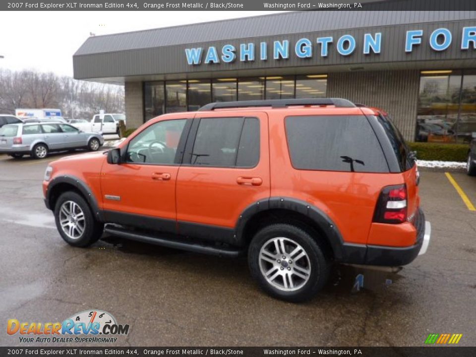 2007 Ford Explorer XLT Ironman Edition 4x4 Orange Frost Metallic / Black/Stone Photo #2