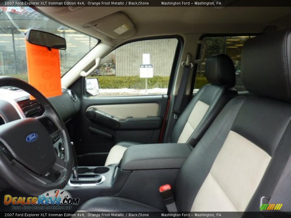 2007 Ford Explorer XLT Ironman Edition 4x4 Orange Frost Metallic / Black/Stone Photo #10