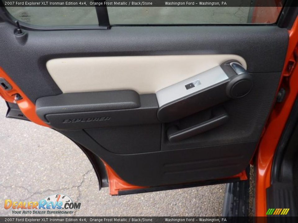 2007 Ford Explorer XLT Ironman Edition 4x4 Orange Frost Metallic / Black/Stone Photo #14