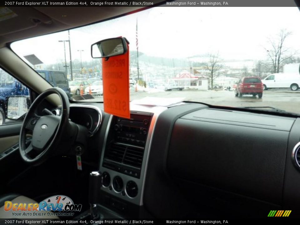 2007 Ford Explorer XLT Ironman Edition 4x4 Orange Frost Metallic / Black/Stone Photo #16
