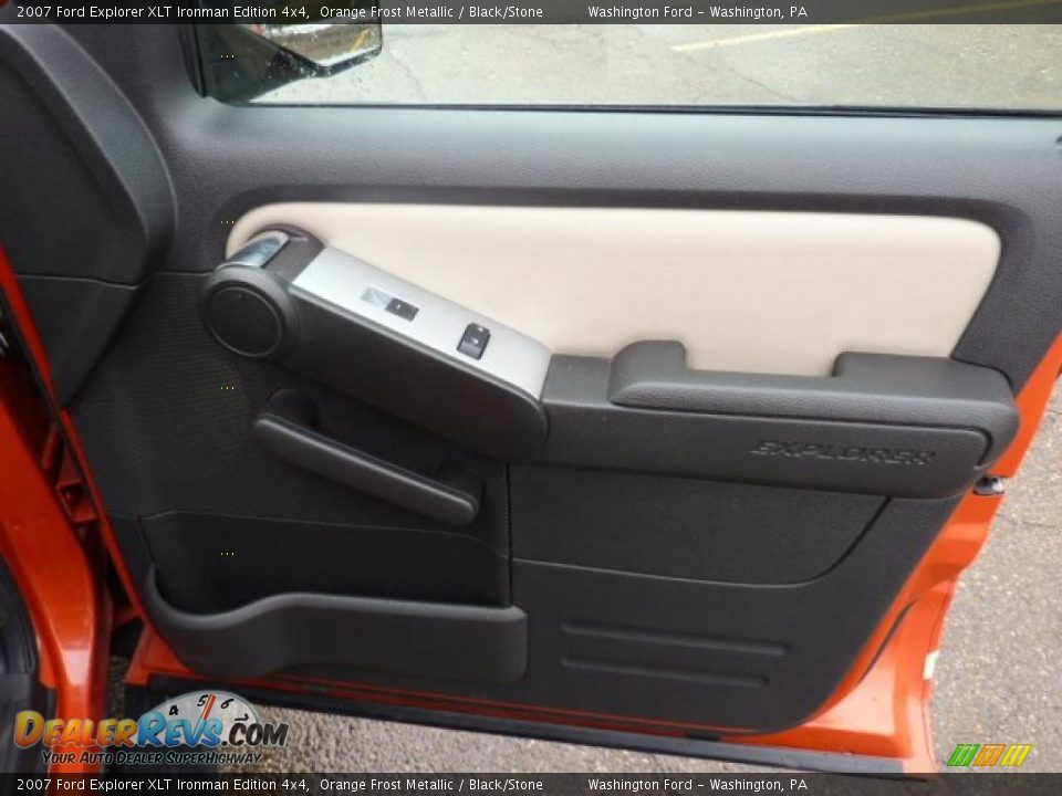 2007 Ford Explorer XLT Ironman Edition 4x4 Orange Frost Metallic / Black/Stone Photo #17