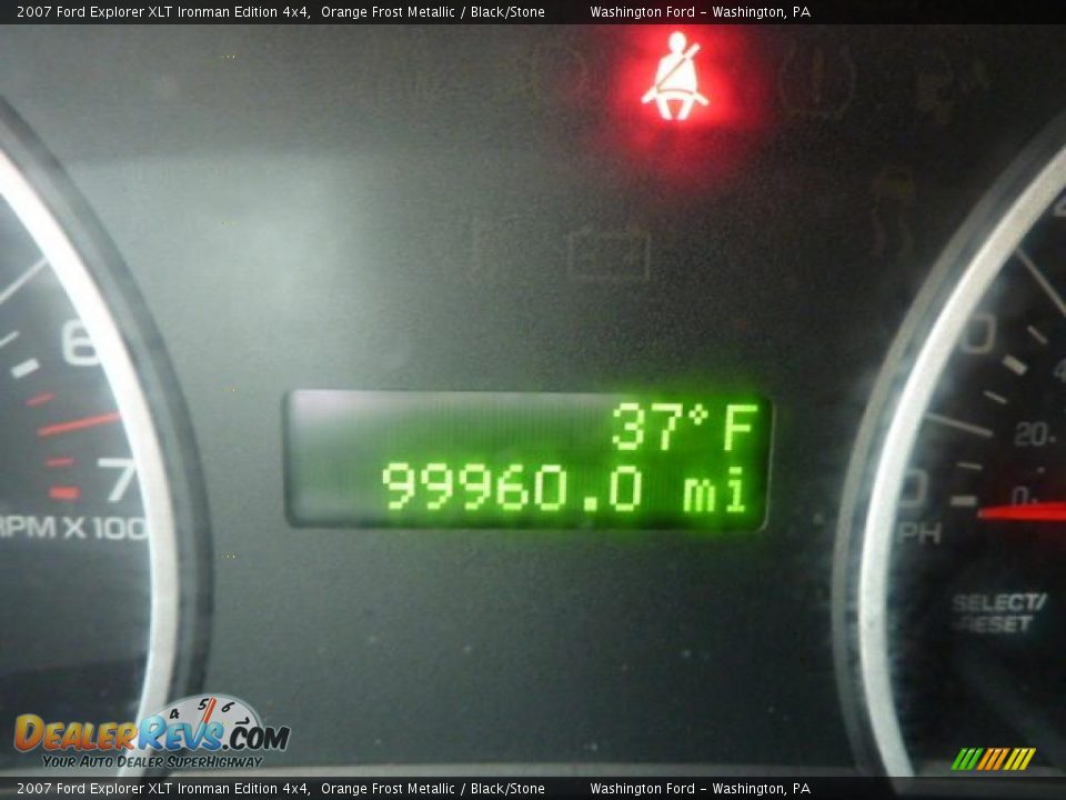 2007 Ford Explorer XLT Ironman Edition 4x4 Orange Frost Metallic / Black/Stone Photo #20