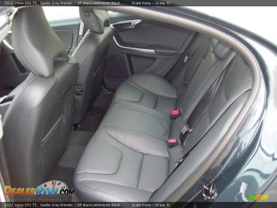 Off Black/Anthracite Black Interior - 2012 Volvo S60 T5 Photo #12