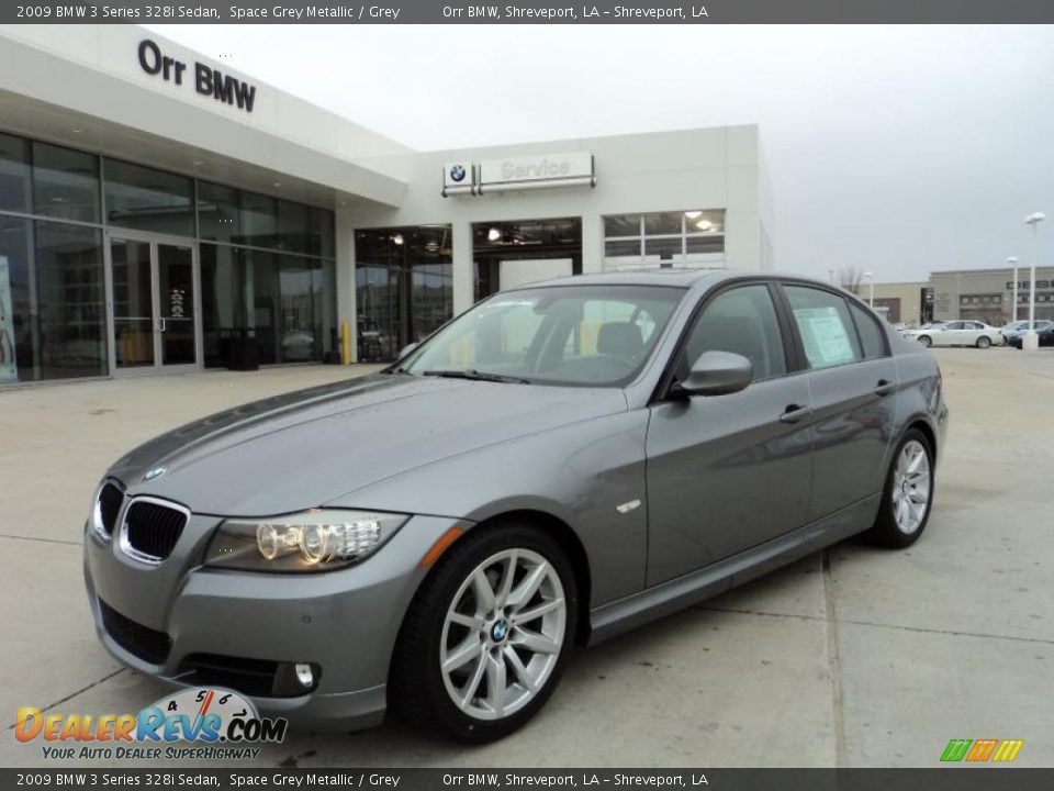 2009 BMW 3 Series 328i Sedan Space Grey Metallic / Grey Photo #1