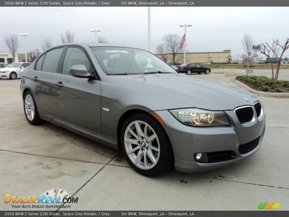 2009 BMW 3 Series 328i Sedan Space Grey Metallic / Grey Photo #2