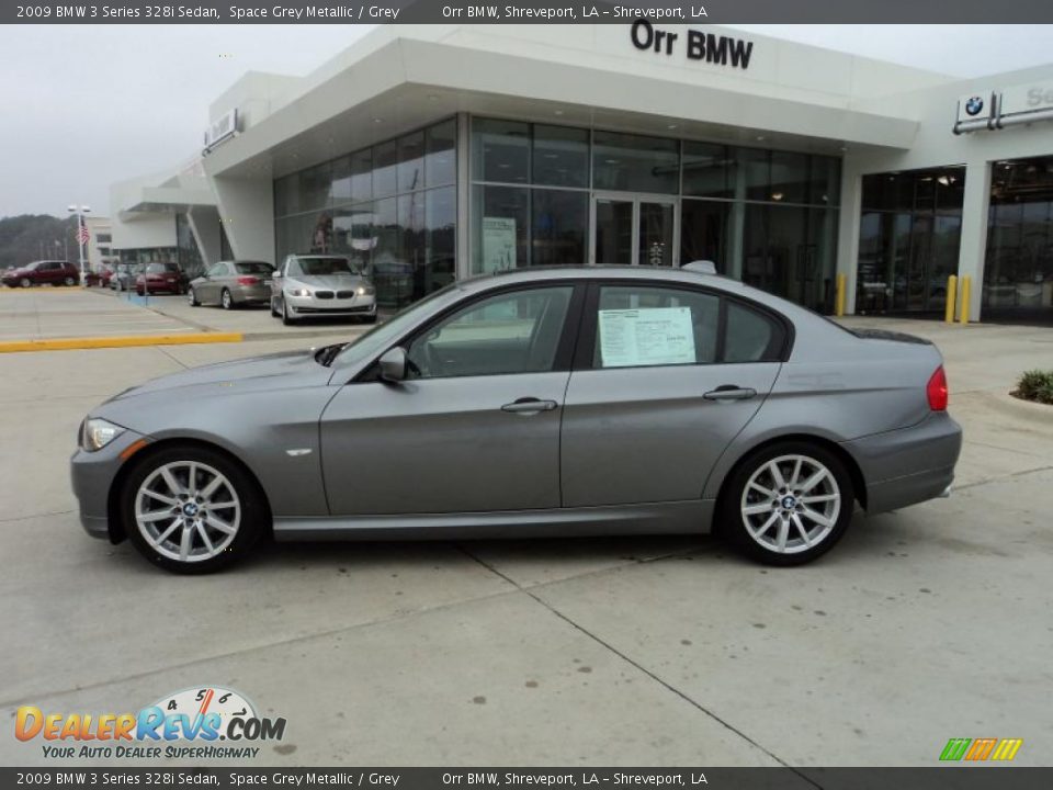 2009 BMW 3 Series 328i Sedan Space Grey Metallic / Grey Photo #3