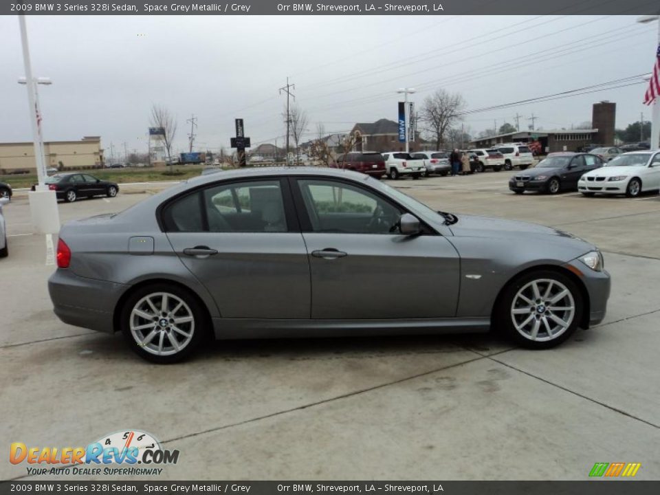 2009 BMW 3 Series 328i Sedan Space Grey Metallic / Grey Photo #4
