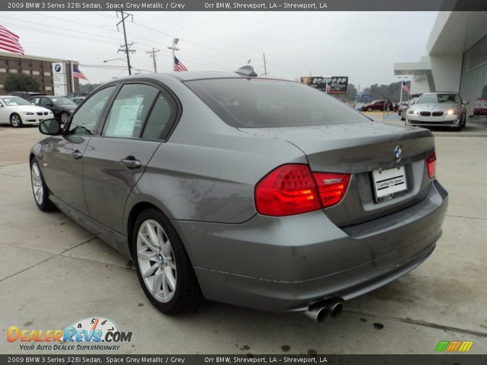 2009 BMW 3 Series 328i Sedan Space Grey Metallic / Grey Photo #7