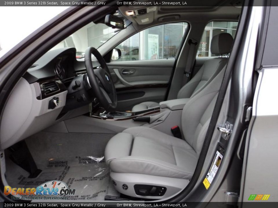 2009 BMW 3 Series 328i Sedan Space Grey Metallic / Grey Photo #12