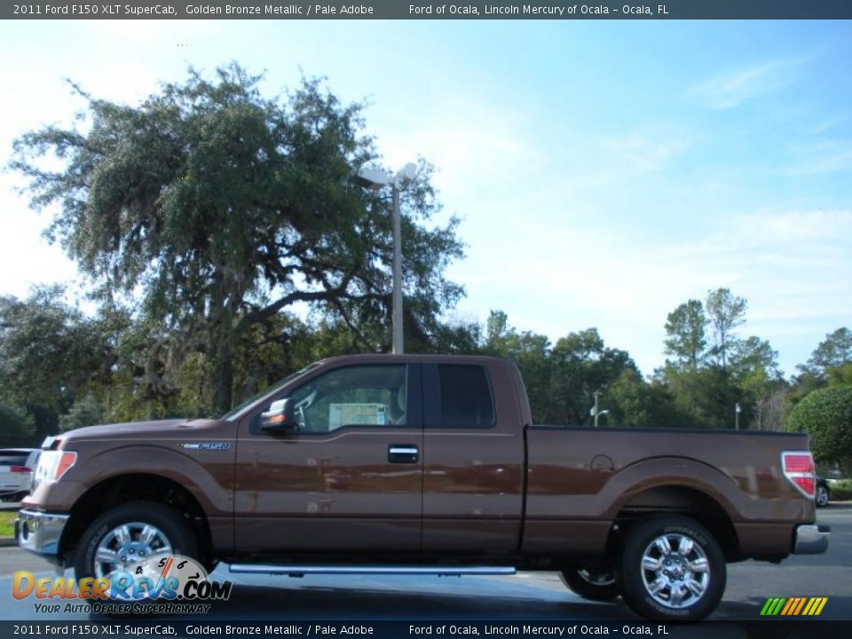 2011 Ford F150 XLT SuperCab Golden Bronze Metallic / Pale Adobe Photo #2