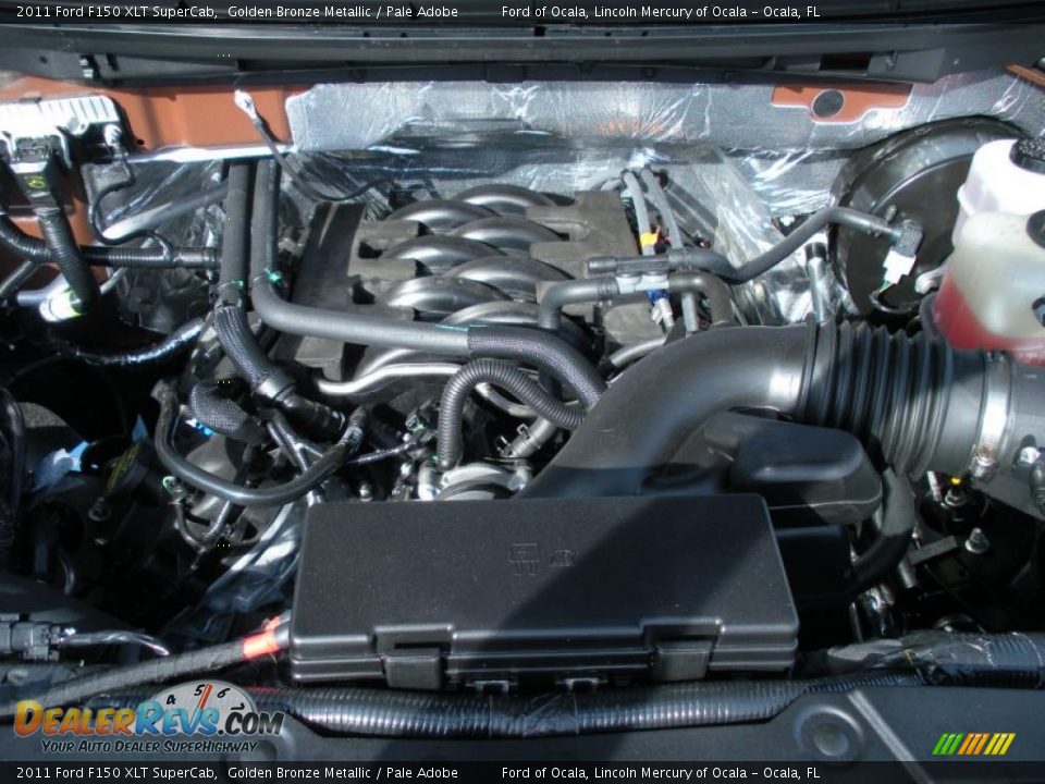 2011 Ford F150 XLT SuperCab 5.0 Liter Flex-Fuel DOHC 32-Valve Ti-VCT V8 Engine Photo #11