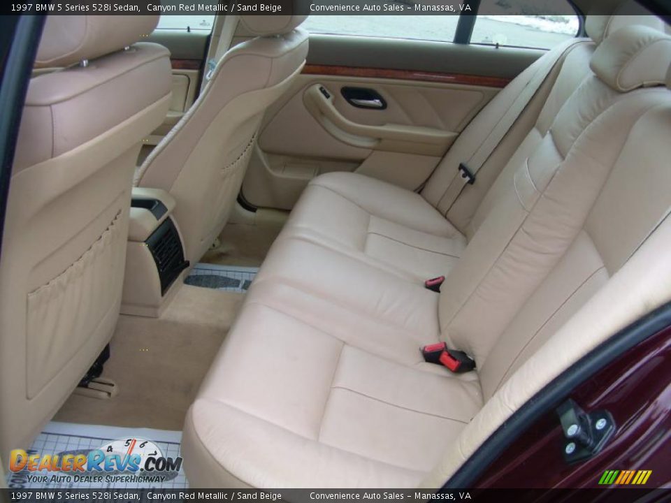 Sand Beige Interior - 1997 BMW 5 Series 528i Sedan Photo #14