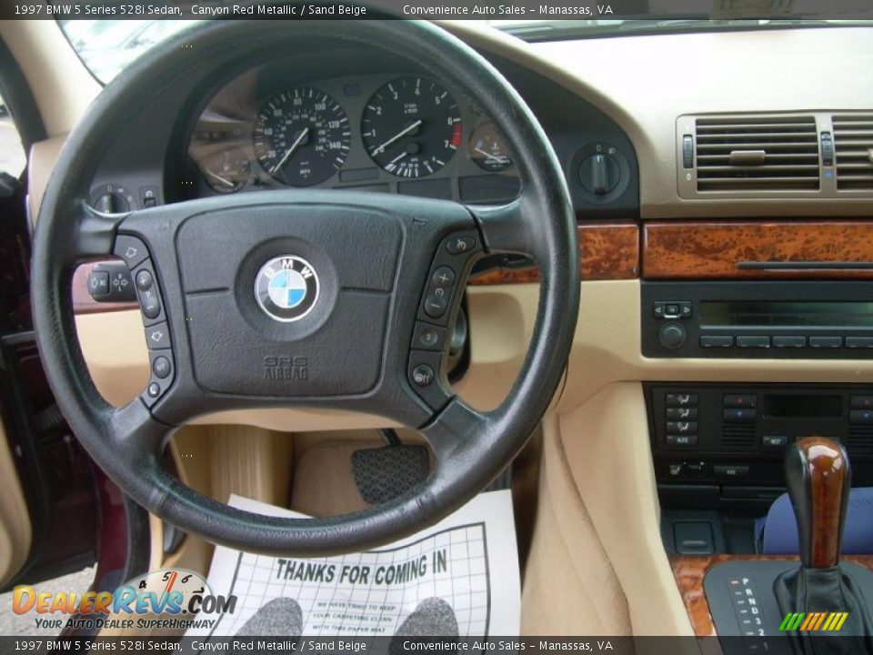 1997 BMW 5 Series 528i Sedan Steering Wheel Photo #15