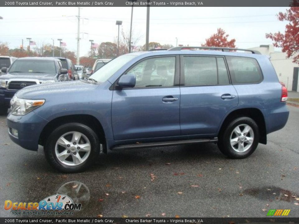 2008 Toyota Land Cruiser Pacific Blue Metallic / Dark Gray Photo #3