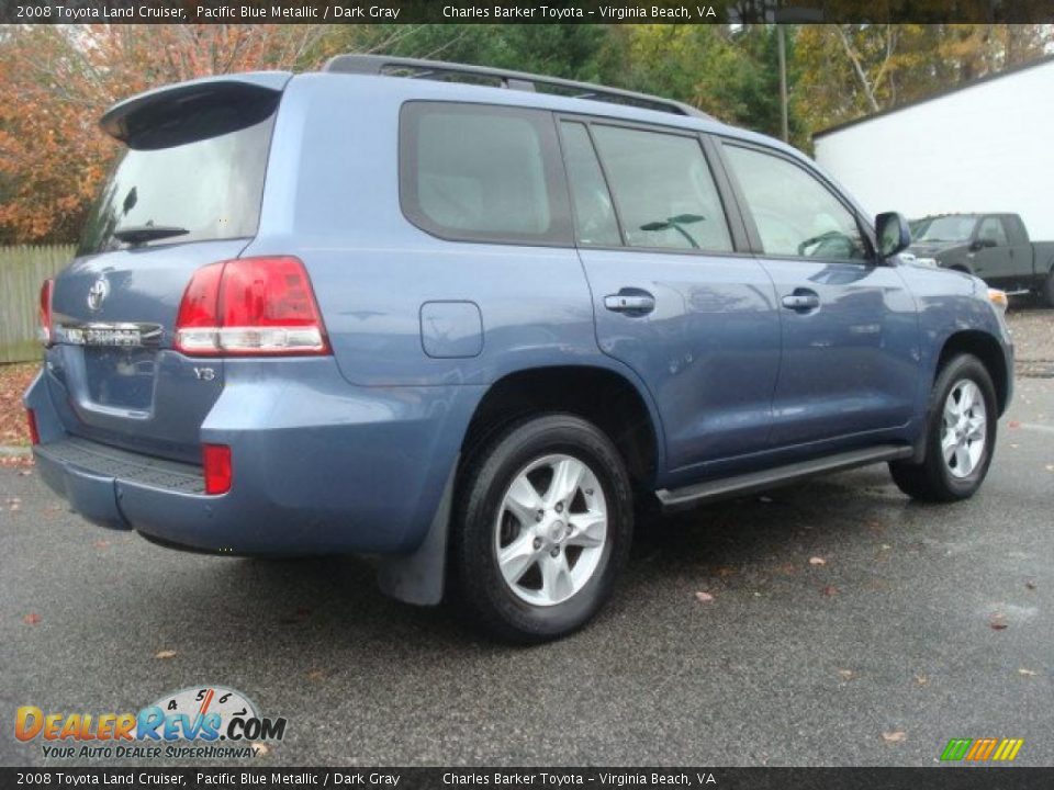 2008 Toyota Land Cruiser Pacific Blue Metallic / Dark Gray Photo #5