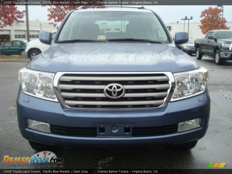 2008 Toyota Land Cruiser Pacific Blue Metallic / Dark Gray Photo #7