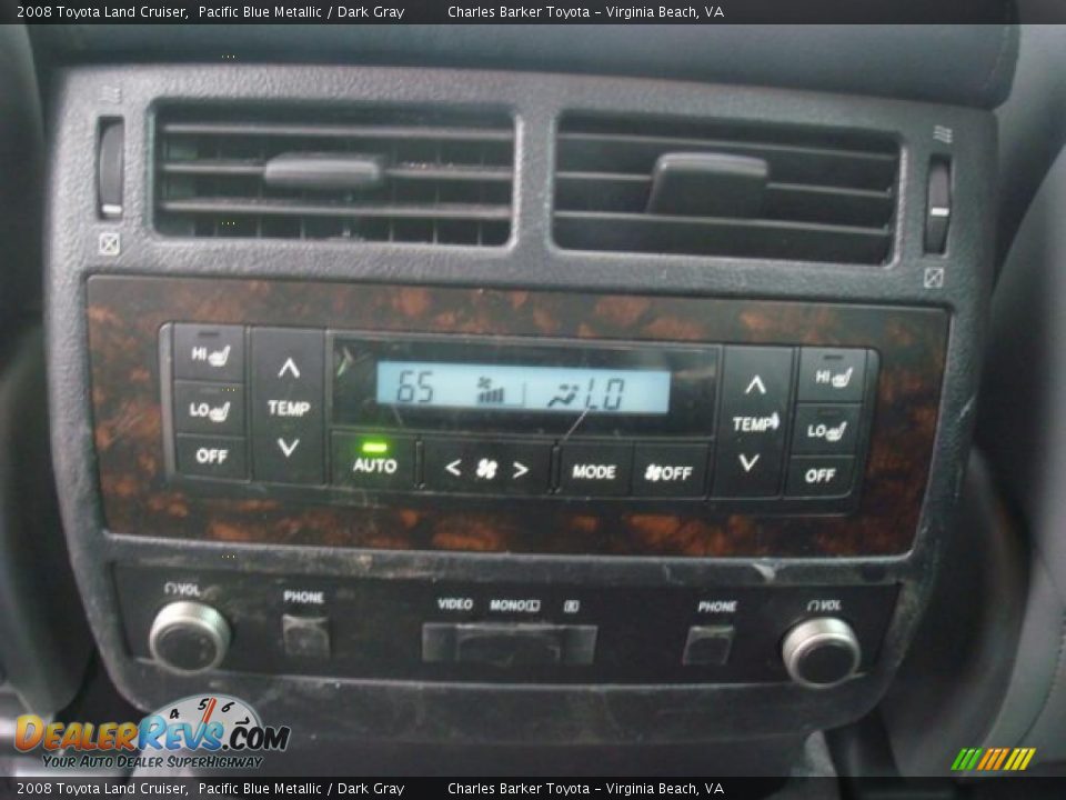 2008 Toyota Land Cruiser Pacific Blue Metallic / Dark Gray Photo #10