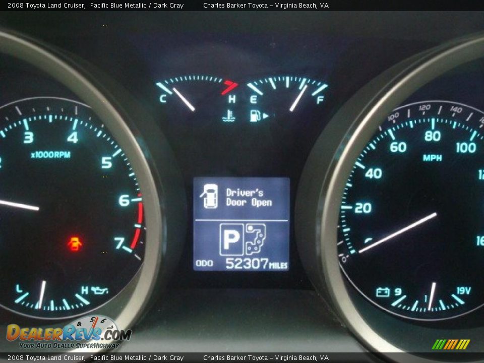 2008 Toyota Land Cruiser Pacific Blue Metallic / Dark Gray Photo #17