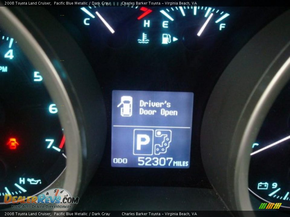 2008 Toyota Land Cruiser Pacific Blue Metallic / Dark Gray Photo #18