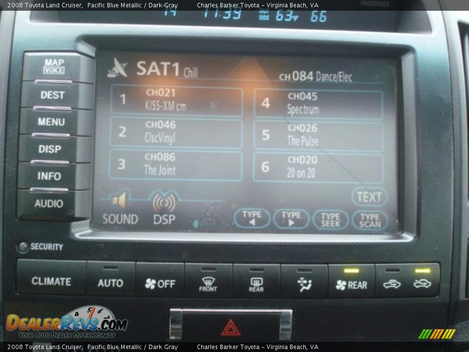 2008 Toyota Land Cruiser Pacific Blue Metallic / Dark Gray Photo #21